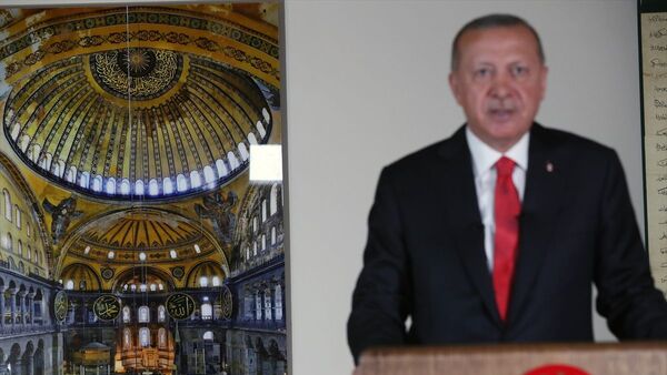 Recep Tayyip Erdoğan - Ayasofya - Sputnik Türkiye