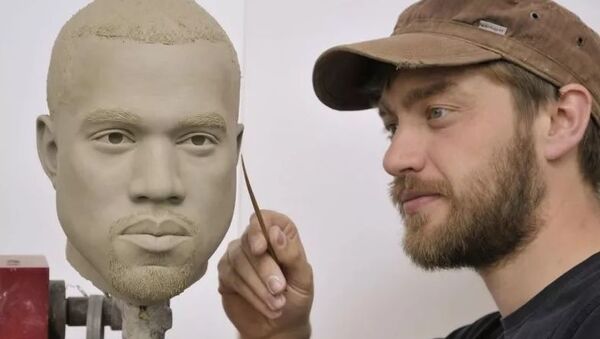 Madame Tussauds Müzesi'nde Kanye West heykeli hazırlığı - Sputnik Türkiye