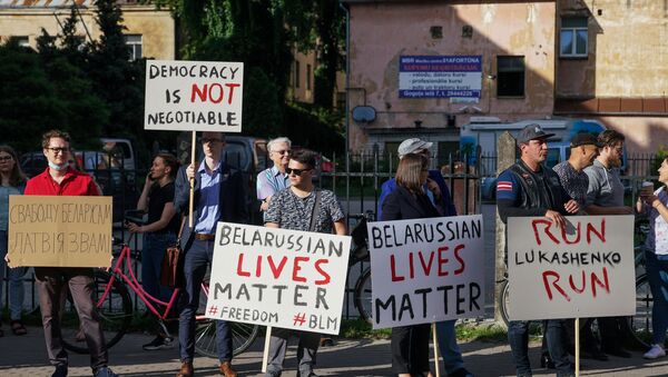 Belarus seçim protestoları - Sputnik Türkiye
