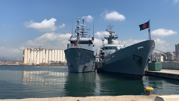 Bangladeş Donanmasına ait BNS BIJOY gemisi - Sputnik Türkiye
