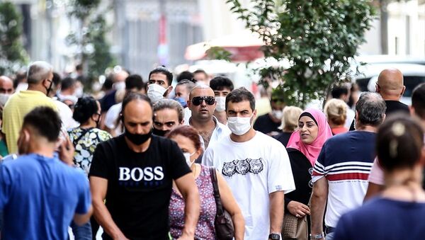  sokakta maske takma zorunluluğu, koronavirüs - Sputnik Türkiye