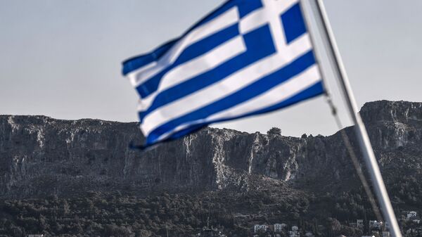 Yunanistan - Yunanistan bayrağı - Yunanistan bayrak - Sputnik Türkiye