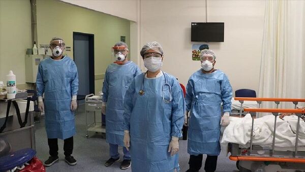 Pamukkale Üniversitesi Hastanesi'nde görev yapan doktorlar - Sputnik Türkiye