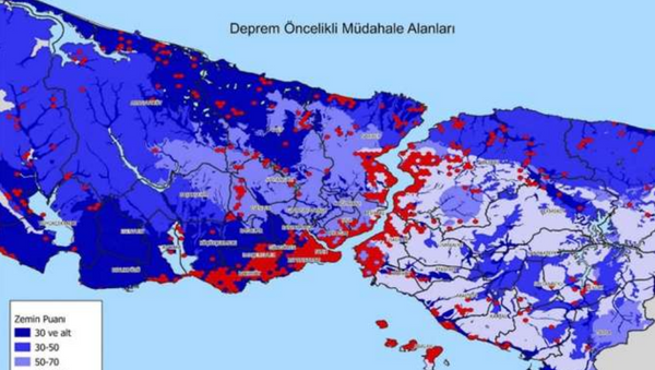 GABORAS, İstanbul'un deprem haritasını çıkardı - Sputnik Türkiye