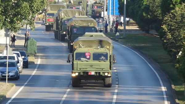 S-400’leri taşıyan ikinci konvoy Samsun'dan geçti - Sputnik Türkiye