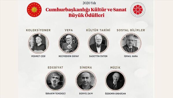 Cumhurbaşkanlığı Kültür ve Sanat Büyük Ödülleri'ne layık görülen isimler açıklandı - Sputnik Türkiye