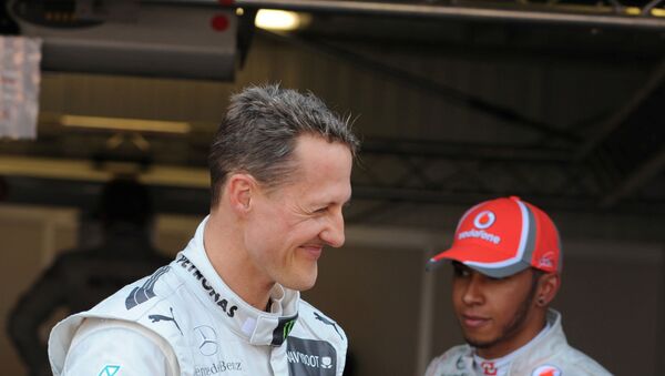 Michael Schumacher, Lewis Hamilton, Monaco Grand Prix 2012 - Sputnik Türkiye