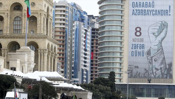 Bakü'nün Azadlık Meydanı'nda Zafer Geçidi töreni düzenlendi. - Sputnik Türkiye