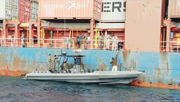 Libya'da el konulan Jamaika bandıralı Türk gemisi - Sputnik Türkiye