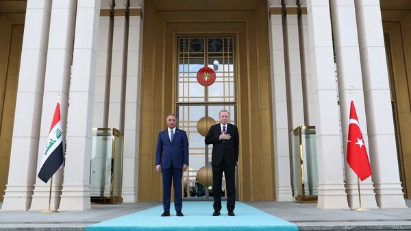 Irak Başbakanı Kazımi, Erdoğan - Sputnik Türkiye