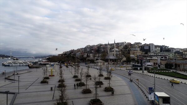  Üsküdar Meydanı ve çevresinde - sokağa çıkma kısıtlaması - Sputnik Türkiye