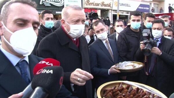Erdoğan'ın pestil ikramı - Sputnik Türkiye
