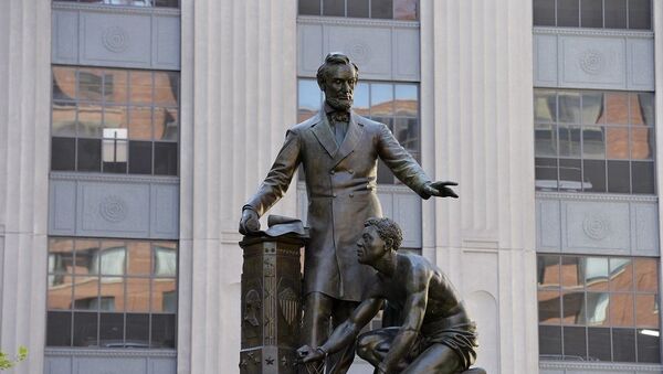 Boston-Lincoln heykeli - Sputnik Türkiye