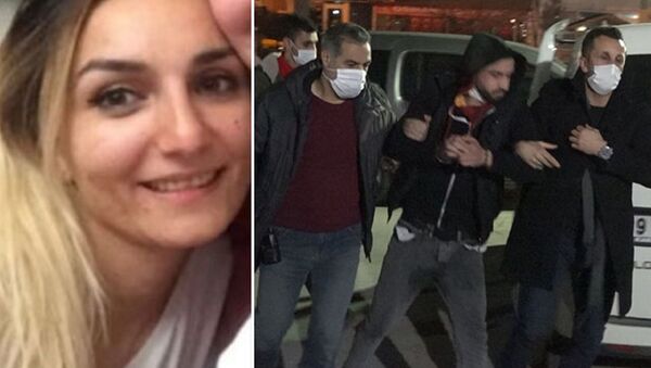 31 yaşındaki Polat Hatal ile dini nikahlı eşi 29 yaşındaki Aslıhan Dal  - Sputnik Türkiye