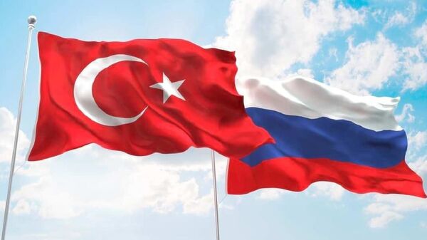Rusya Türkiye bayrakları - Sputnik Türkiye