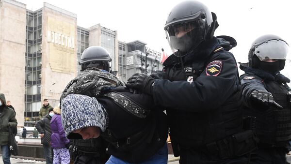 Rusya - Moskova - protesto - Sputnik Türkiye