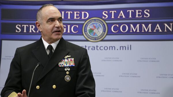 ABD Stratejik Komutanlığı Başkanı Amiral Charles Richard - Sputnik Türkiye