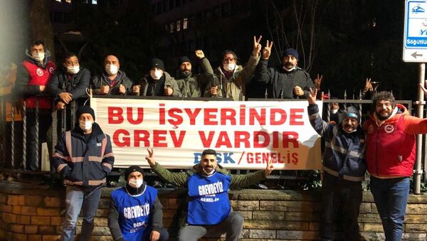 Kadıköy Belediyesi işçileri greve başladı - Sputnik Türkiye