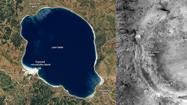 Jezero Krateri - Salda Gölü - Sputnik Türkiye