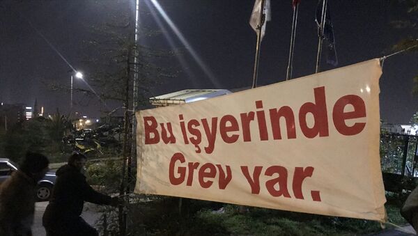 Maltepe Belediyesi işçileri - grev - Sputnik Türkiye