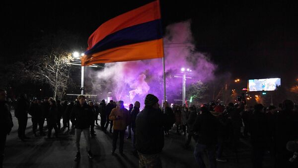 Ermenistan - Erivan - protesto - Sputnik Türkiye