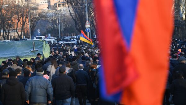 Ermenistan - protesto - Sputnik Türkiye