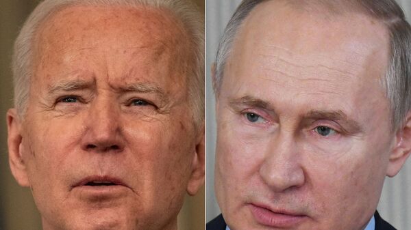 Joe Biden- Vladimir Putin  - Sputnik Türkiye