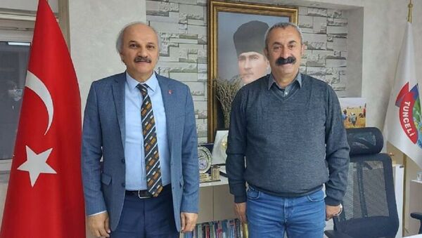 Saadet Partisi Sözcüsü Birol Aydın - Tunceli Belediye Başkanı Maçoğlu - Sputnik Türkiye
