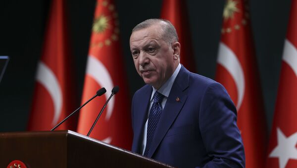 Cumhurbaşkanı Recep Tayyip Erdoğan, kabine toplantısı sonrası yeni koronavirüs kararlarını açıkladı - Sputnik Türkiye