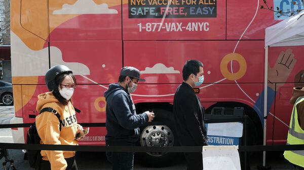ABD'de 'mobil aşı klinikleri' New York'ta çalışmaya başladı - Sputnik Türkiye