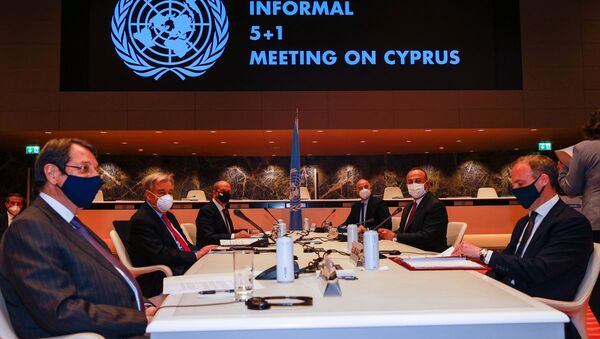 5+1 gayriresmi Kıbrıs konferansı, Mevlüt Çavuşoğlu - Sputnik Türkiye