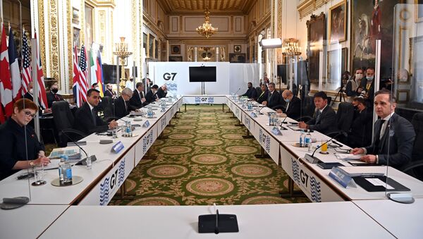 Londra’da bir araya gelen G7 dışişleri bakanları - Sputnik Türkiye