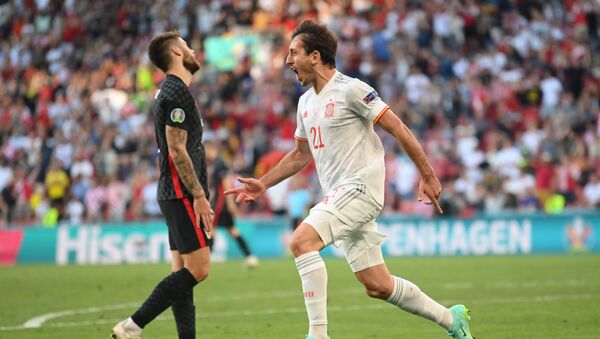 İspanya, Hırvatistan'ı 5 golle geçerek adını çeyrek finale yazdırdı - Sputnik Türkiye