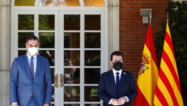 İspanya Başbakanı Sanchez, Katalanlarla görüşmeleri yeniden başlattı - Sputnik Türkiye