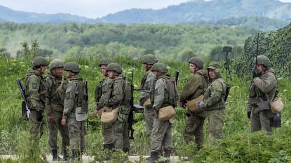 Rus ordusu askeri tatbikat Sahalin Adası - Sputnik Türkiye