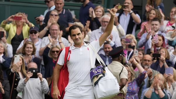 Roger Federer, Hubert Hurkacz’a 3-0 yenilerek Wimbledon’a çeyrek finalde veda etti - Sputnik Türkiye