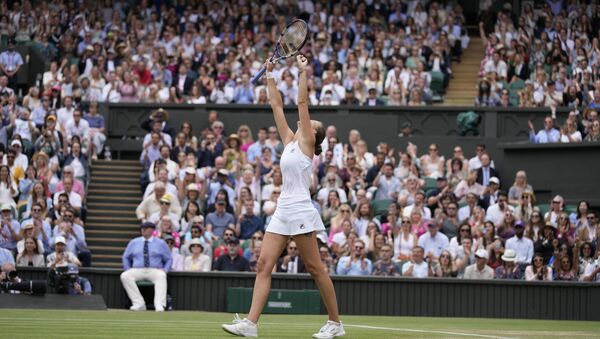 Wimbledon'da tek kadınlar finalinde Barty'nin rakibi Pliskova oldu - Sputnik Türkiye
