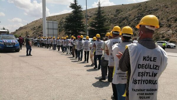 maden işçileri  - Sputnik Türkiye