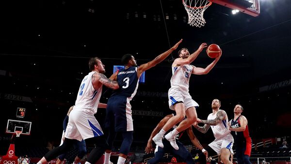 Fransa - Çekya - erkek basketbol takımı - Tokyo 2020 - Sputnik Türkiye