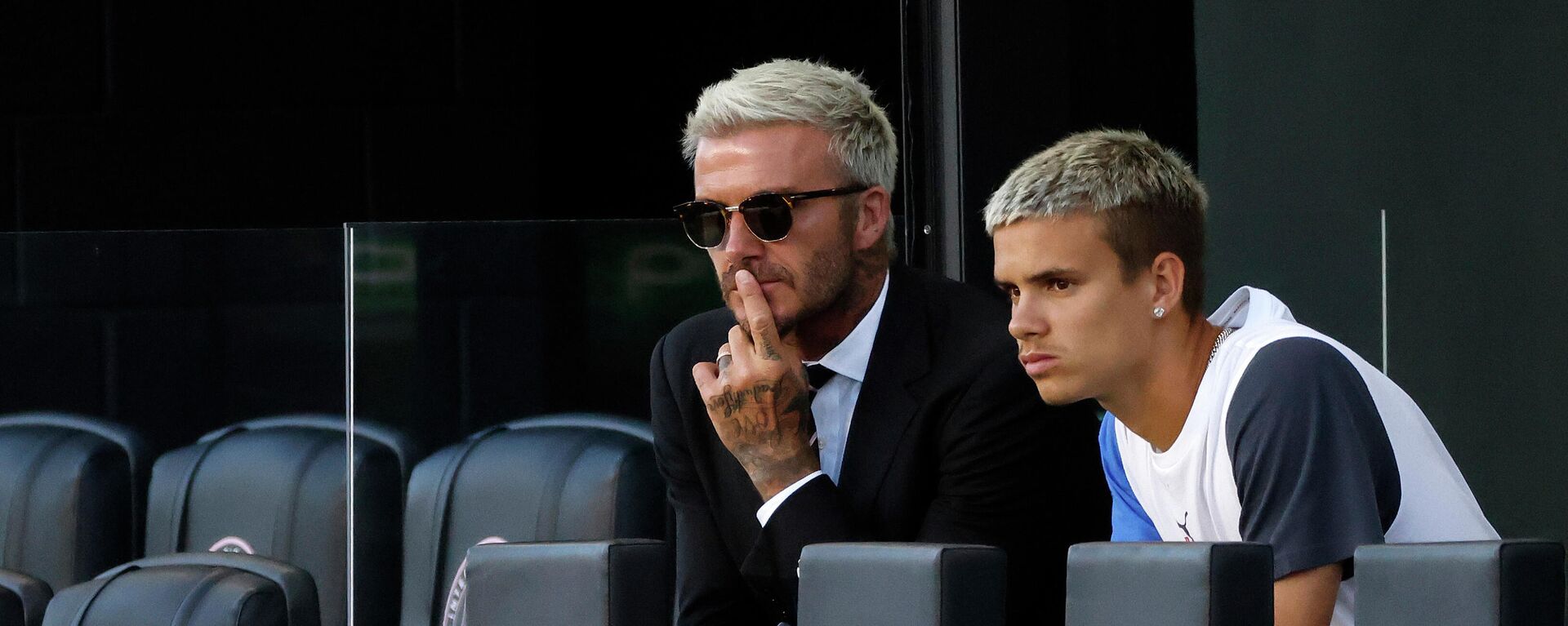 David Beckham ve oğlu Romeo Beckham - Sputnik Türkiye, 1920, 05.09.2021