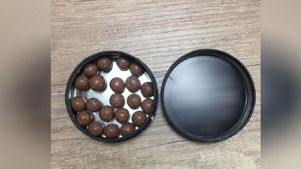Misket çikolata şeklinde esrar  - Sputnik Türkiye