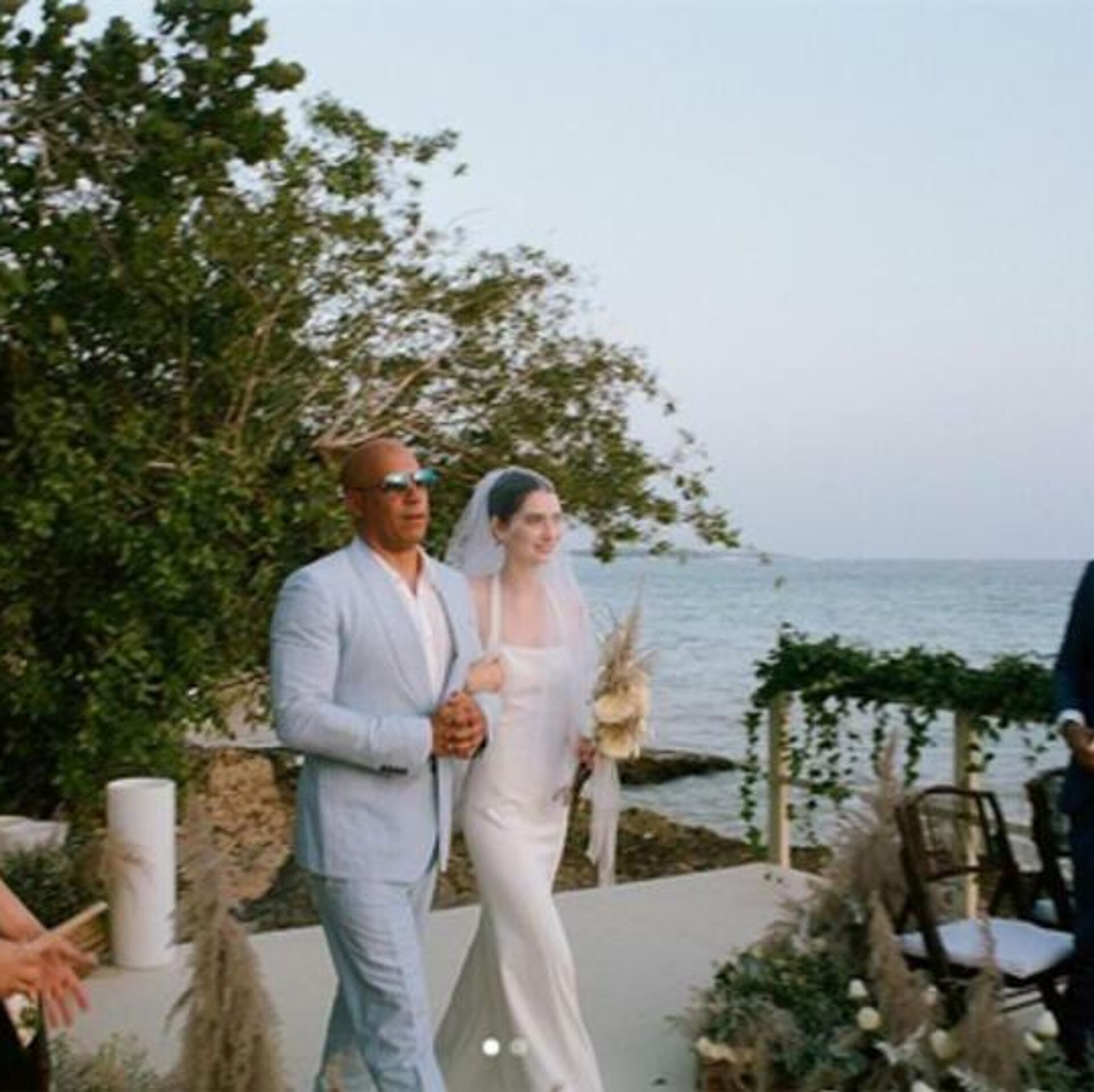 Paul Walker'ın Kızı Meadow Rain Walker evlendi Gelini, damada vaftiz