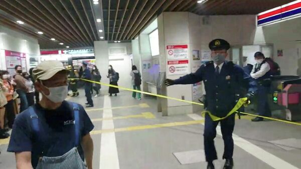 tokyo'da metro saldırısı - Sputnik Türkiye