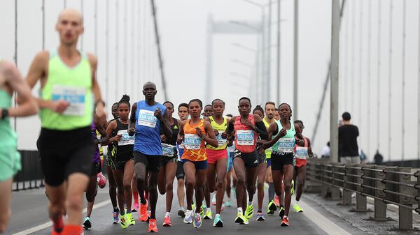 43. İstanbul Maratonu'nu erkeklerde Victor Kiplangat, kadınlarda Sheila Jerotich kazandı - Sputnik Türkiye