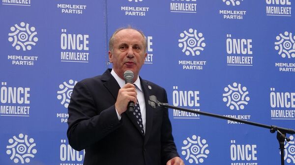 Memleket Partisi Genel Başkanı Muharrem İnce, - Sputnik Türkiye