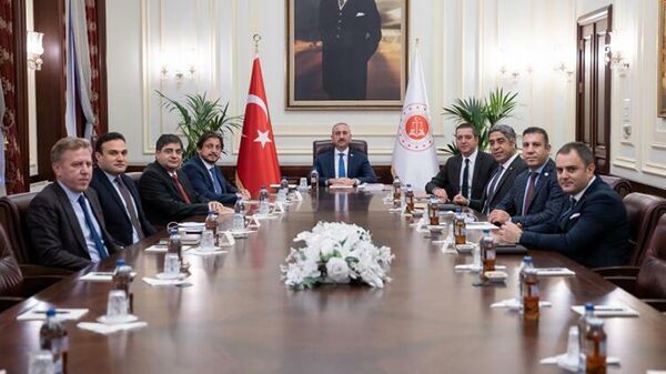 Bakan Gül, TBB Başkanı Sağkan'ı kabul etti - Sputnik Türkiye