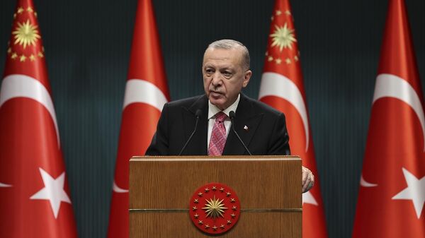 Türkiye Cumhurbaşkanı Recep Tayyip Erdoğan, Cumhurbaşkanlığı Kabine Toplantısı'nın ardından açıklamalarda bulundu.
 - Sputnik Türkiye