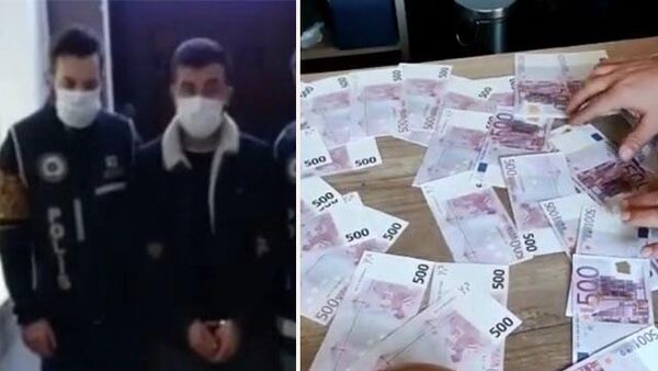 Tarsus'ta sahte 500'lük banknotlardan oluşan 23 bin euro ele geçirildi - Sputnik Türkiye