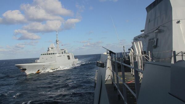 Mısır ve Fransa deniz kuvvetlerinin Akdeniz'de ortak deniz tatbikatı gerçekleştirdiği bildirildi. - Sputnik Türkiye