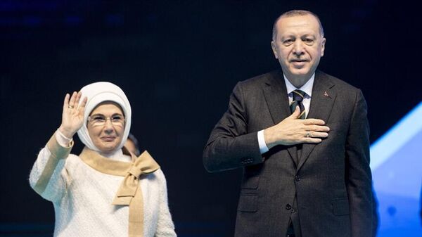Recep Tayyip Erdoğan ve Emine Erdoğan - Sputnik Türkiye